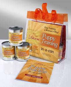 puppy training cans set from dogtalkstore.com